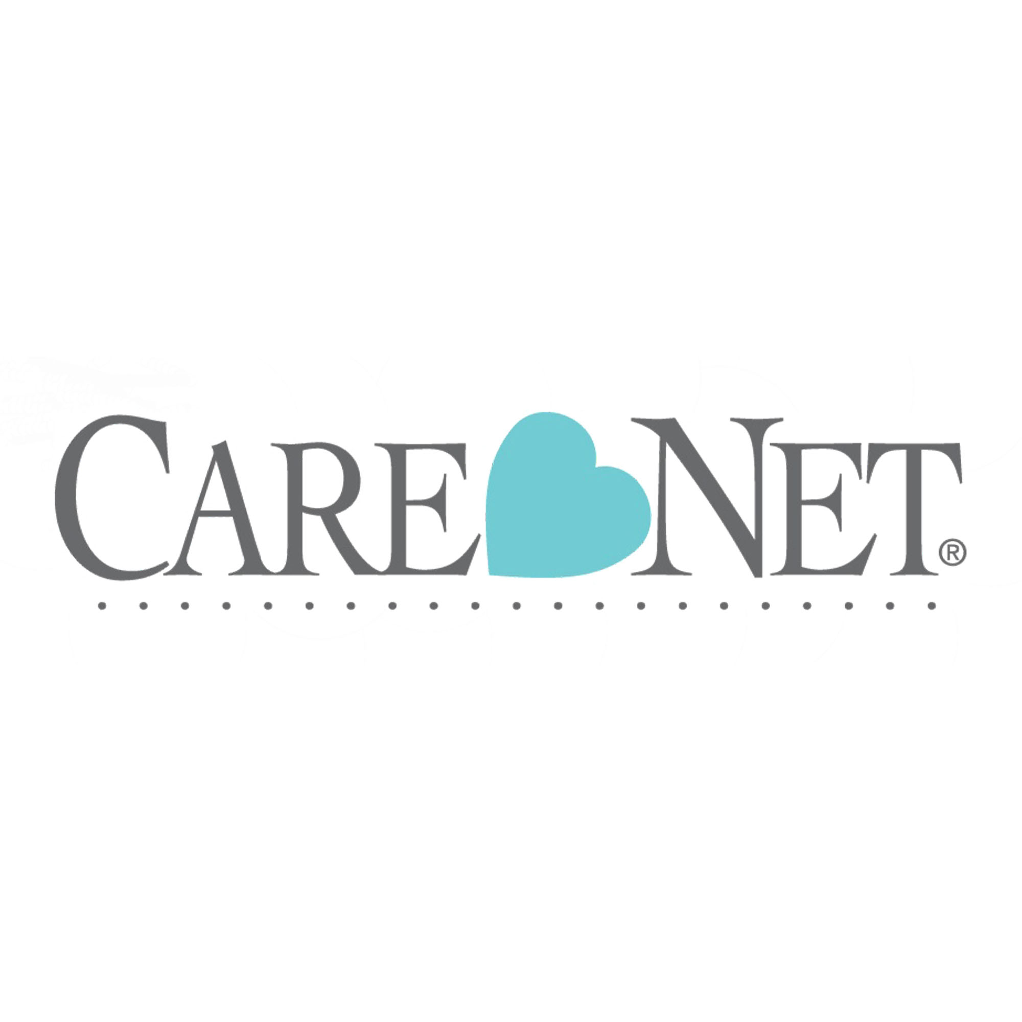 Brand logo reading 'Care♥Net' with a teal heart between 'Care' and 'Net' in gray serif typography.